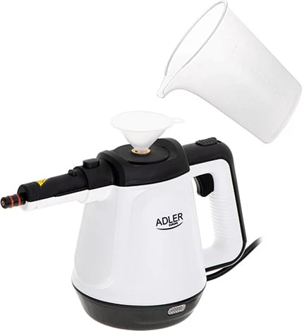 Pastrues me avull, Adler, AD 7038, 3.5 bar 120°C 450 ml 2000W max, bardhë/zi