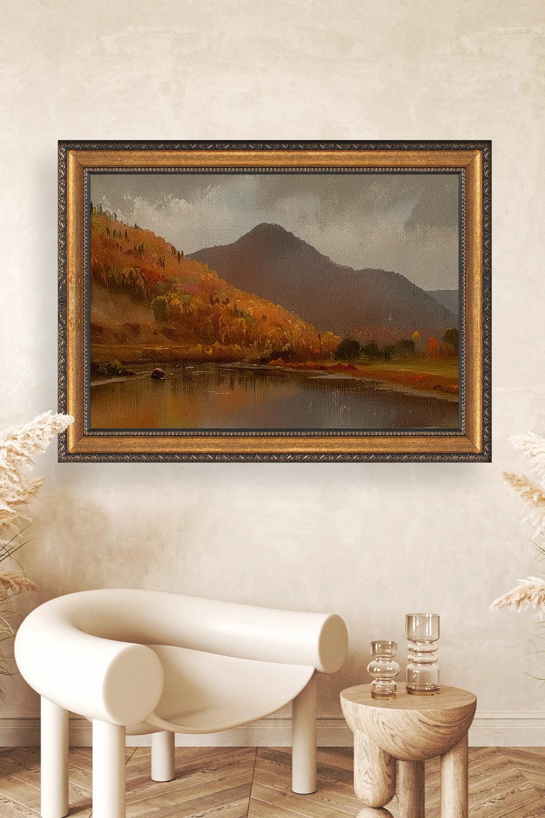 Pikturë dekorative me kornizë, Wallity, shumëngjyrëshe, ATCRCVCNVSMDL41 - 70100