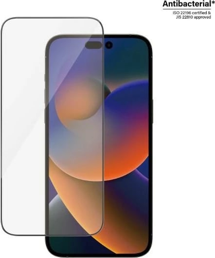 Xham i temperuar PanzerGlass Ultra-Wide Fit për iPhone 14 Pro Max, antibakterial