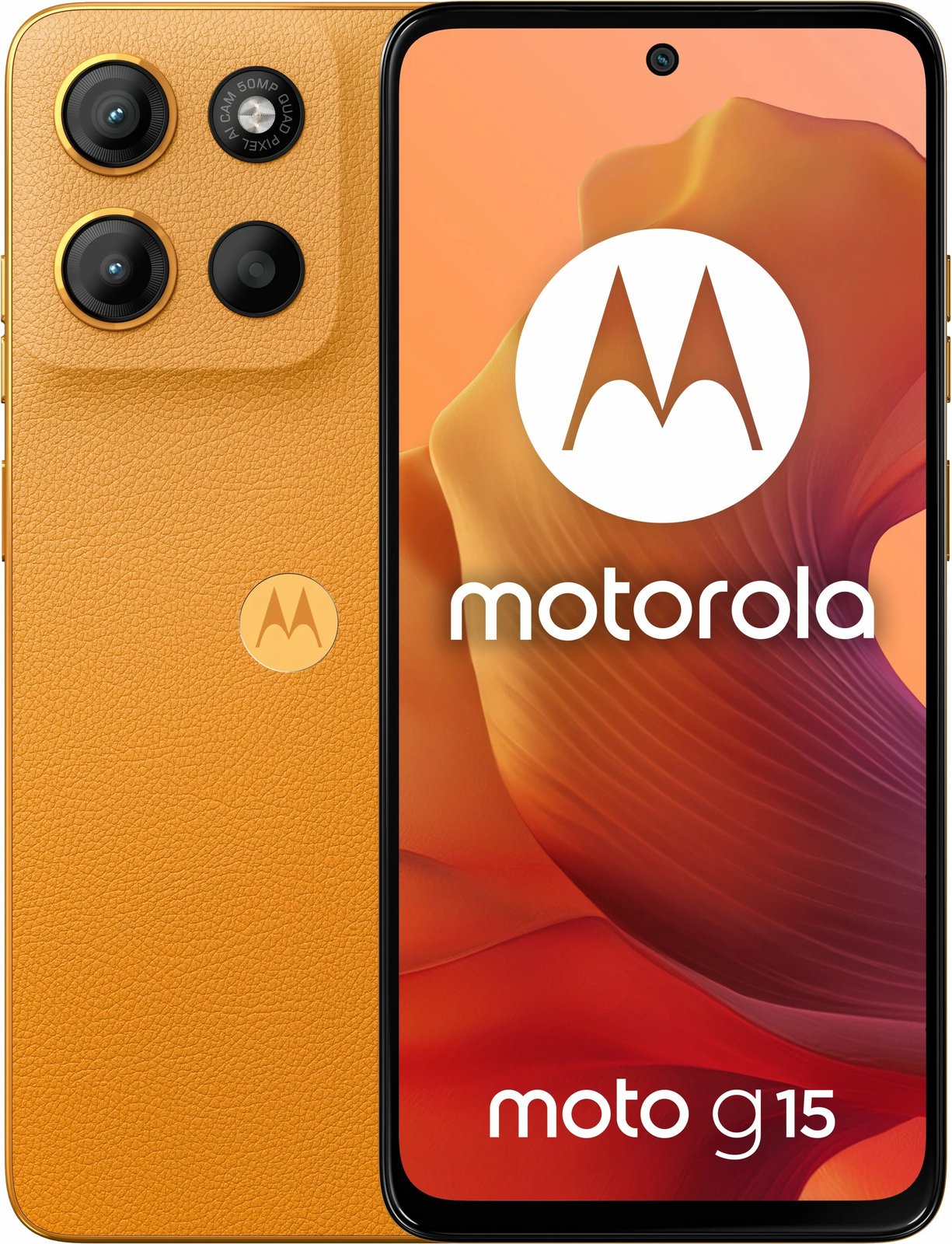 Celular Motorola moto g15, 6.72", 4 GB RAM, 128 GB, Portokalli