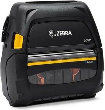 Printer portativ Zebra ZQ521, direkt termal, 4096MB, Wi-Fi, Bluetooth, bateri 3250mAh, zi