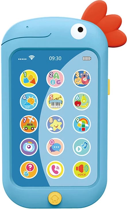 Lodër telefon për fëmijë Huanger HE8035, edukative, kaltër