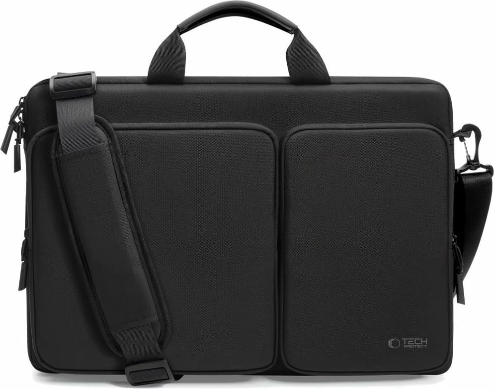 Çantë për laptop Tech-Protect Defender, 17", e zezë