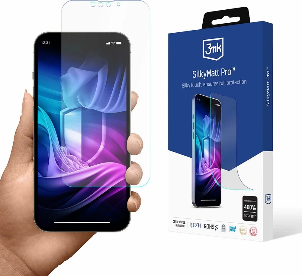 Mbështjellës ekran 3mk SilkyMatt Pro për iPhone 14, Transparent