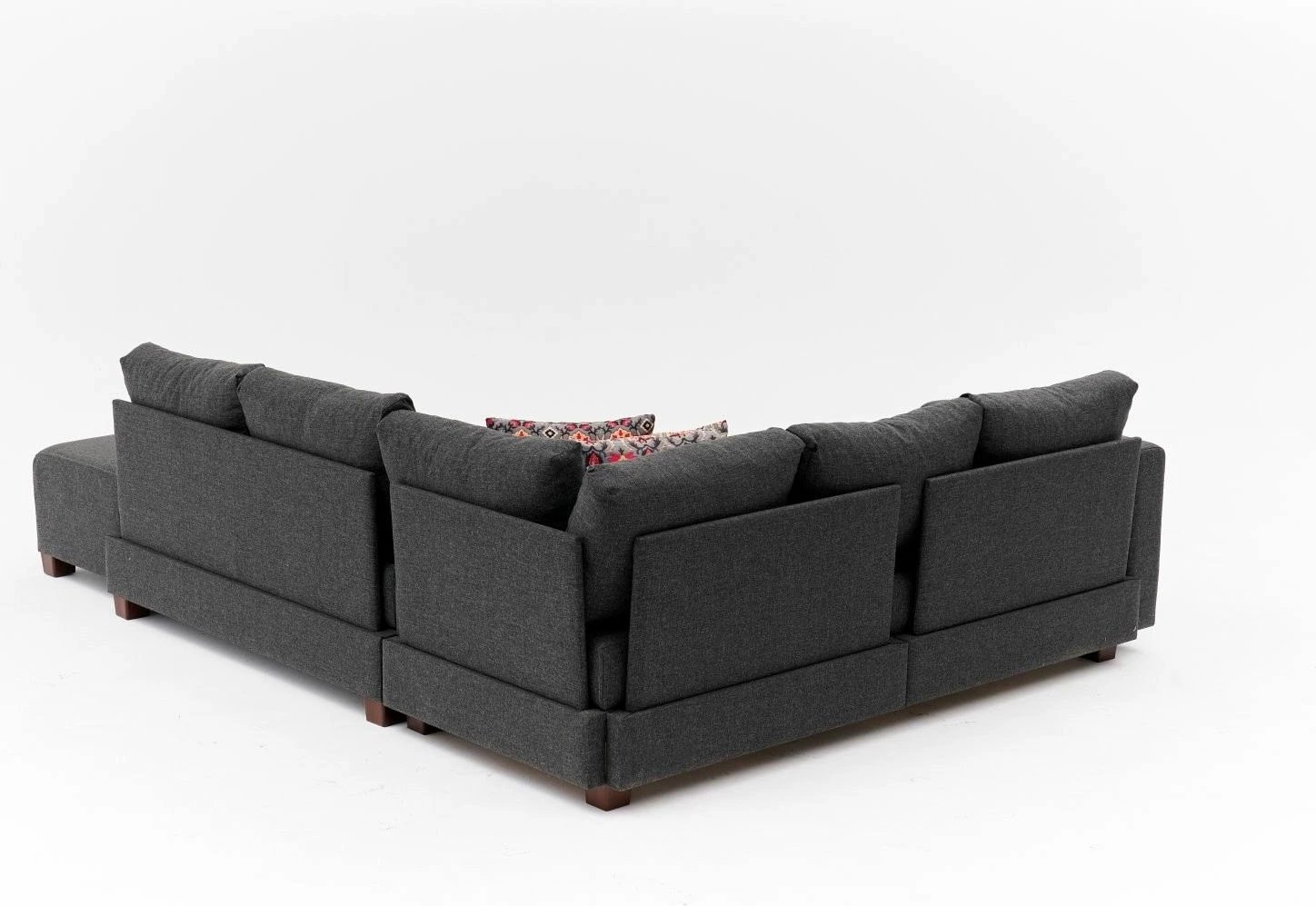 Kënd-sofë krevate Atelier del Sofa, këndi i djathtë, ngjyrë antracit