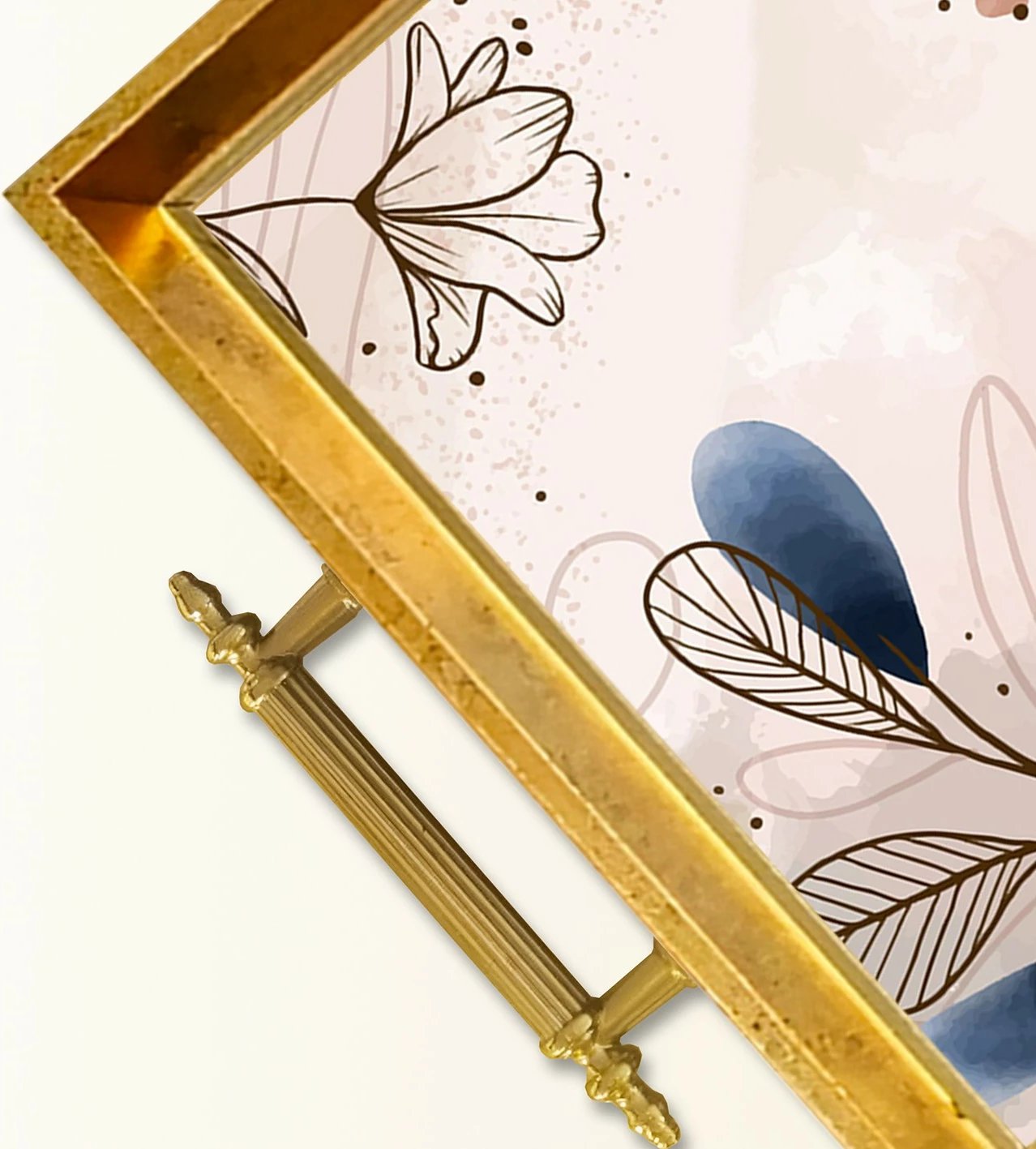 Tabaka dekorative prej qelqi, shumëngjyrëshe, Aberto Design, TPEA9797