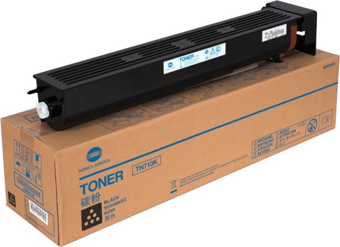 Toner Konica Minolta TN713K A9K8150 rendiment 48,900 faqe standard, e zezë