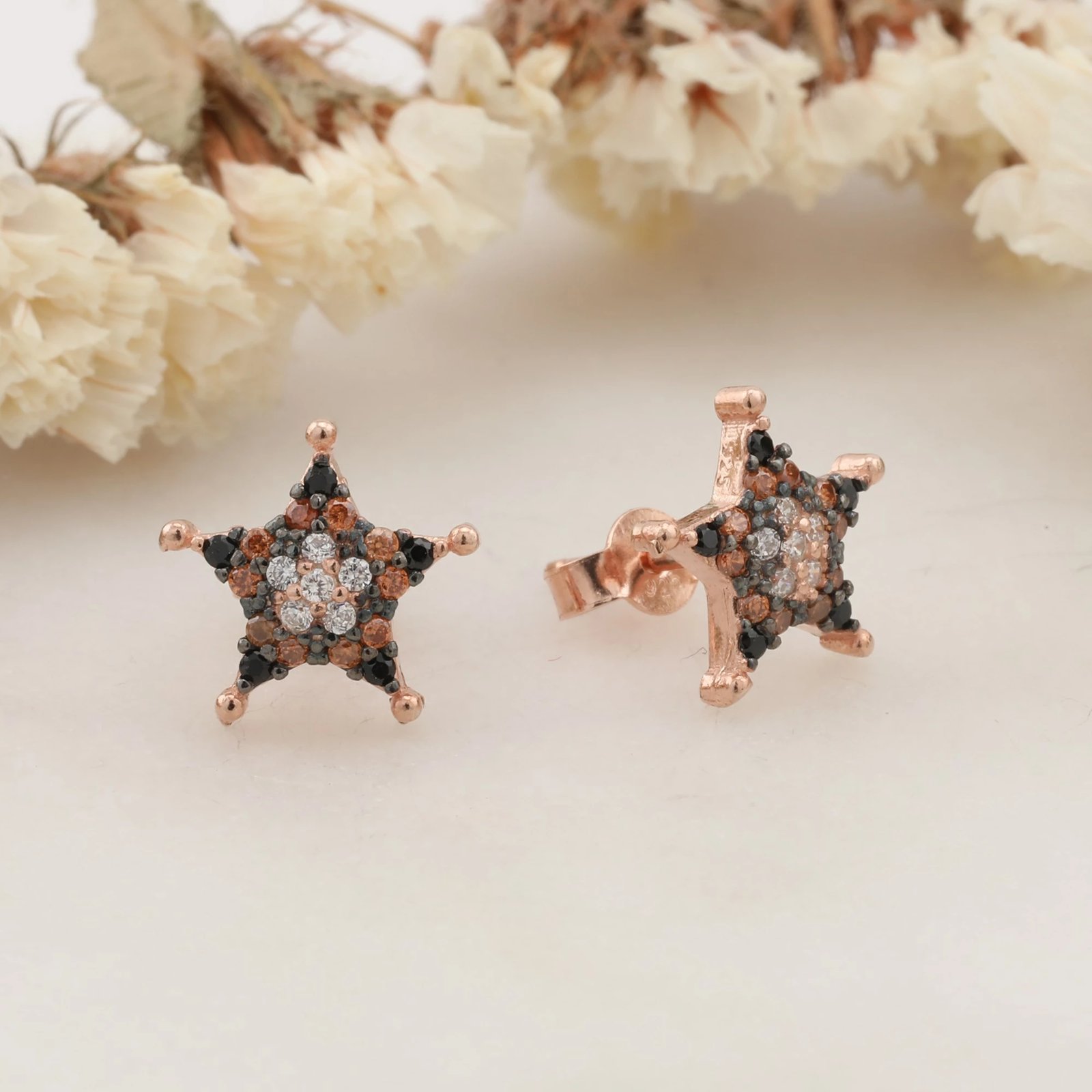 Vathë argjendi ngjyrë rozë gold, Jumeon, 3283