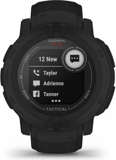 Orë sportive Garmin unisex, e zezë