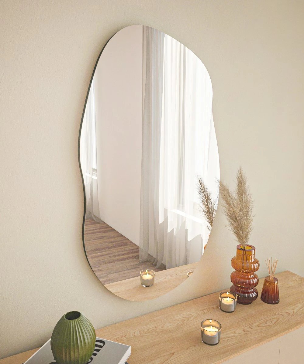 Pasqyrë Lossa, ngjyrë e zezë, Hanah Home