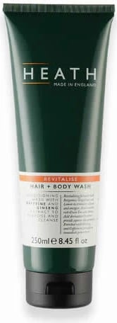 Shampo dhe xhel dushi uniseks Heath London Revitalise 250ml