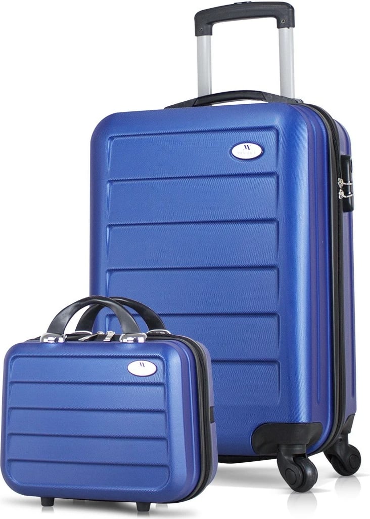 Set valixhesh (2 copë), ngjyrë kaltër, Zoozie Bags, 1574