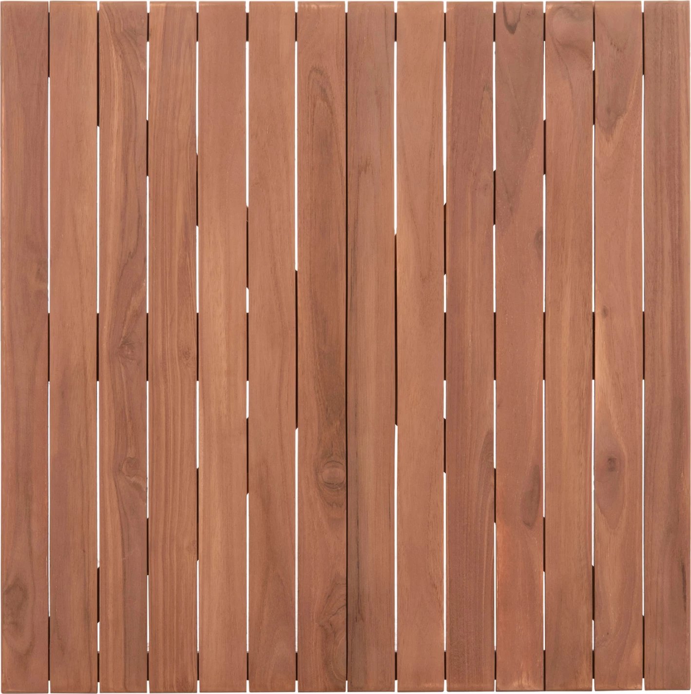 Sipërfaqe tavoline katrore, dru tik natyral, 70x70x4cm