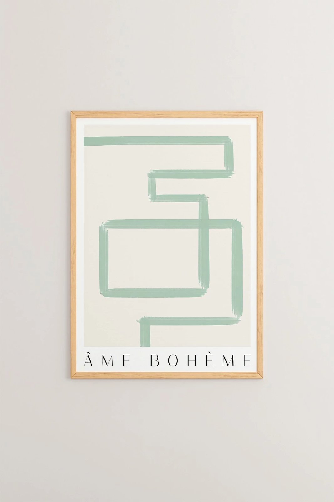 Pikturë dekorative me kornizë, shumëngjyrëshe, Wallity, Tekhamcerceve45, 33x48cm