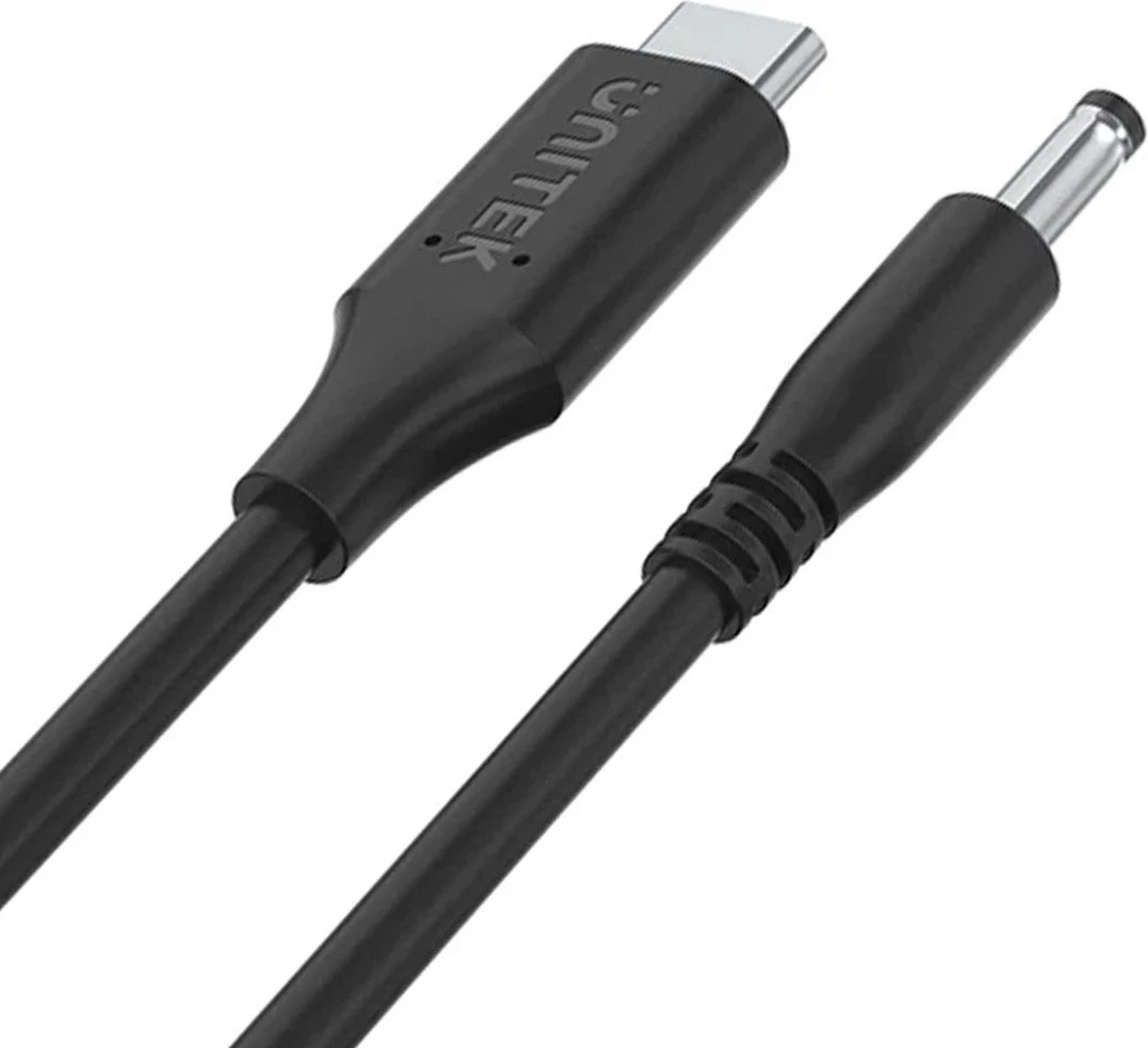 Kablli i Energjisë për Lenovo Unitek, 65W USB-C - DC4,0mm, ngjyrë e zezë