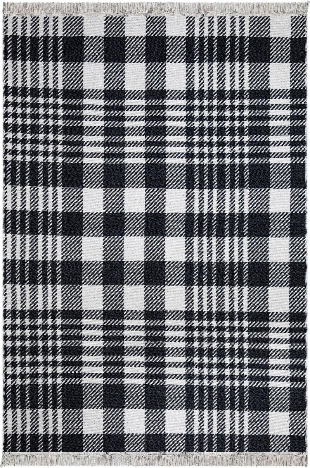 Qilim pambuku, i bardhë dhe i zi, 60x100cm, Conceptum Hypnose, 22991A