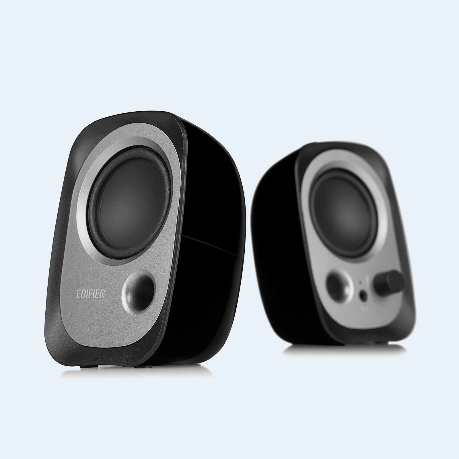Bokse Edifier R12U, 2.0 kanale, Wired, 4 W, 30 - 20000 Hz, Ngjyrë zezë, gri