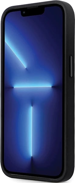 Mbështjellës Karl Lagerfeld KLHCP13XSMHKNPK për iPhone 13 Pro Max, silikon, i zi