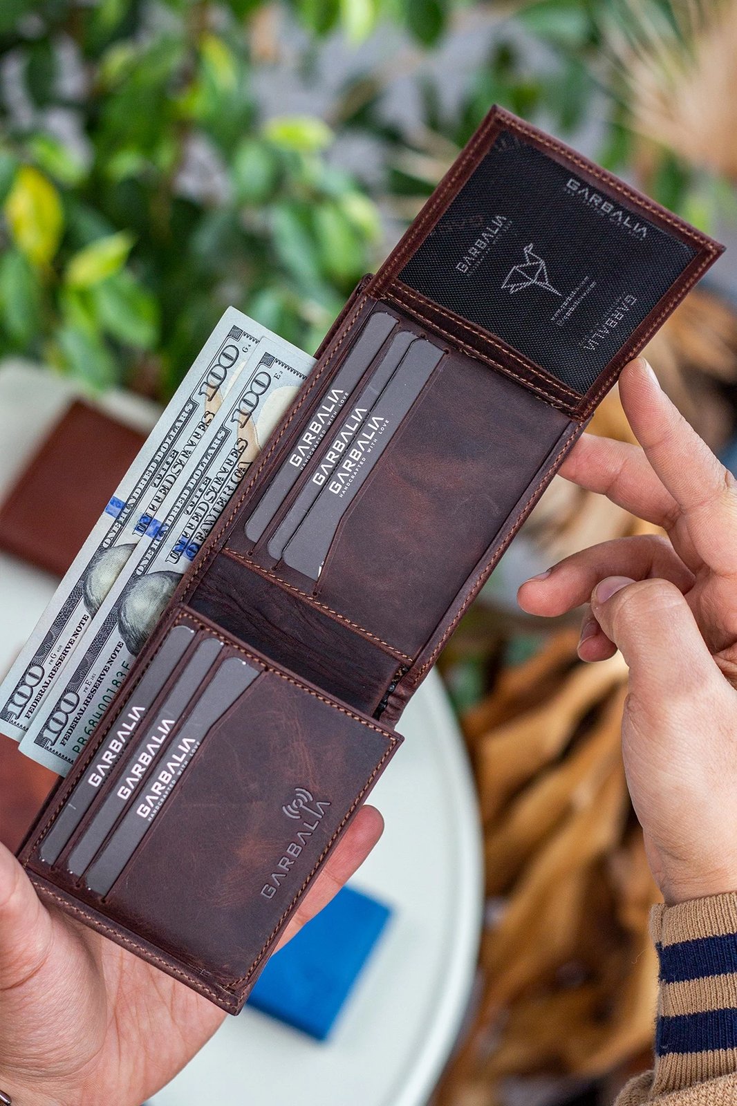 Mbajtës kartelash Zoozie Bags, Porto, ngjyrë kafe