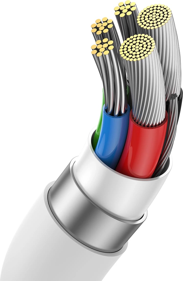 Kabllo USB-C/USB-C Baseus Superior 2 CB000066, 1.8m, 240W, e bardhë