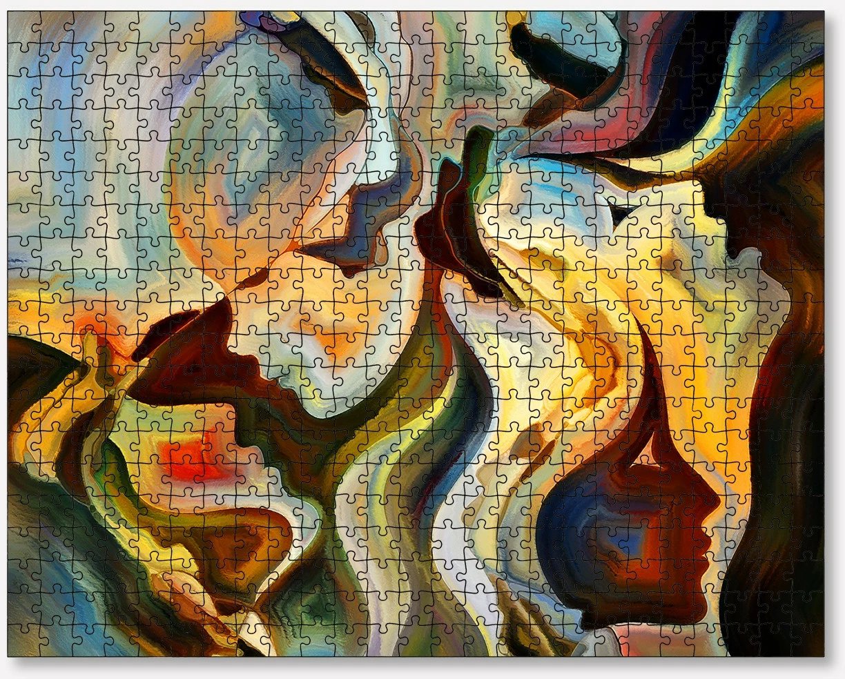 Puzzle 500 copa, shumëngjyrësh, Evila Originals, PZL_098_500