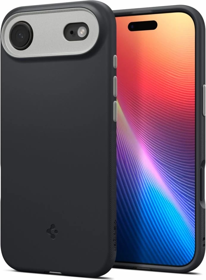 Mbështjellës, Spigen, Nano Pop MagSafe, për Apple iPhone 17 Air, me MagSafe, poliuretani, i zi