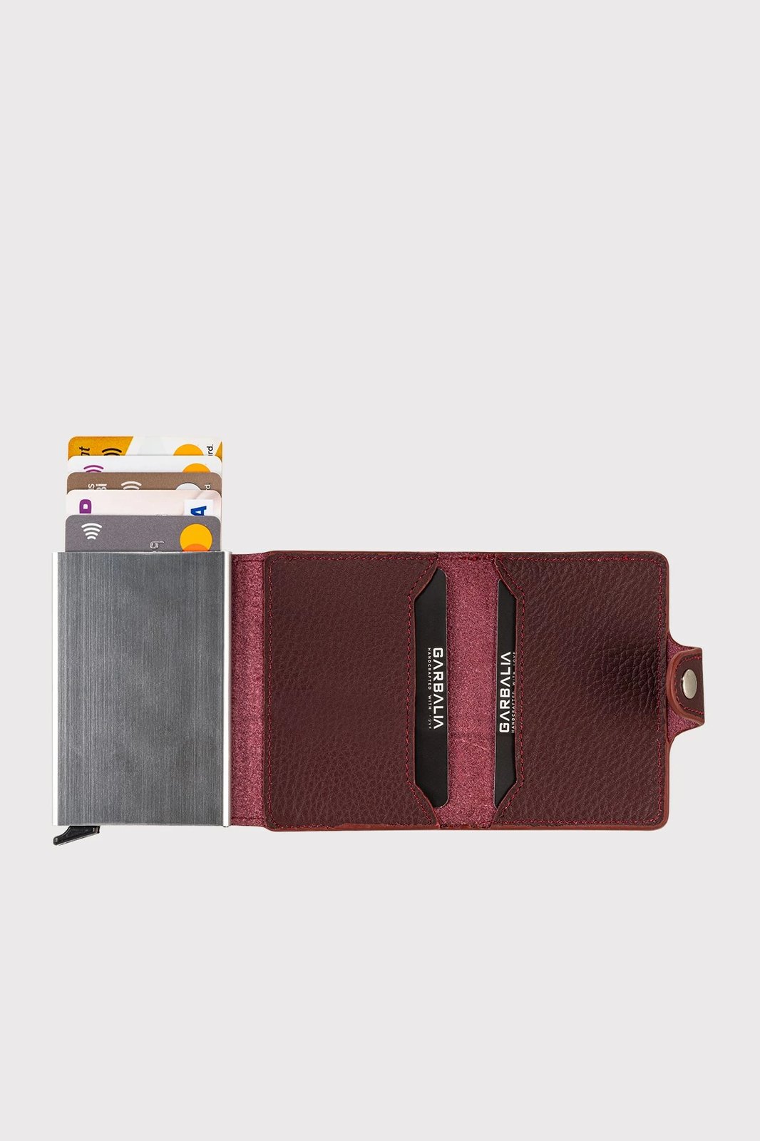 Portofol unisex Zoozie Bags, ngjyrë e kuqe Claret