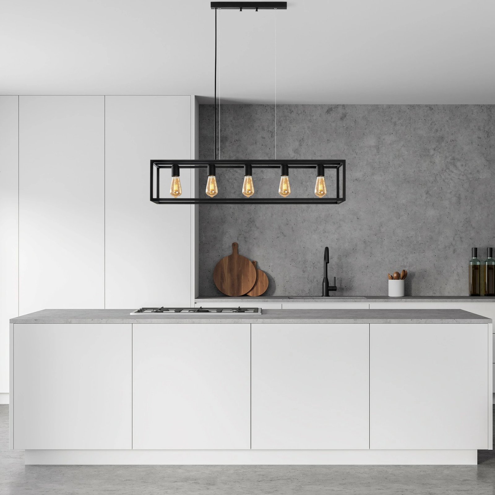 Llambë tavani Opviq, Kafes, 13748, ngjyrë e zezë