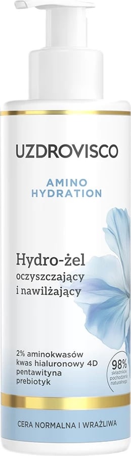 Xhel pastrues dhe hidratues për femra UZDROVISCO Amino Hydration, 200ml