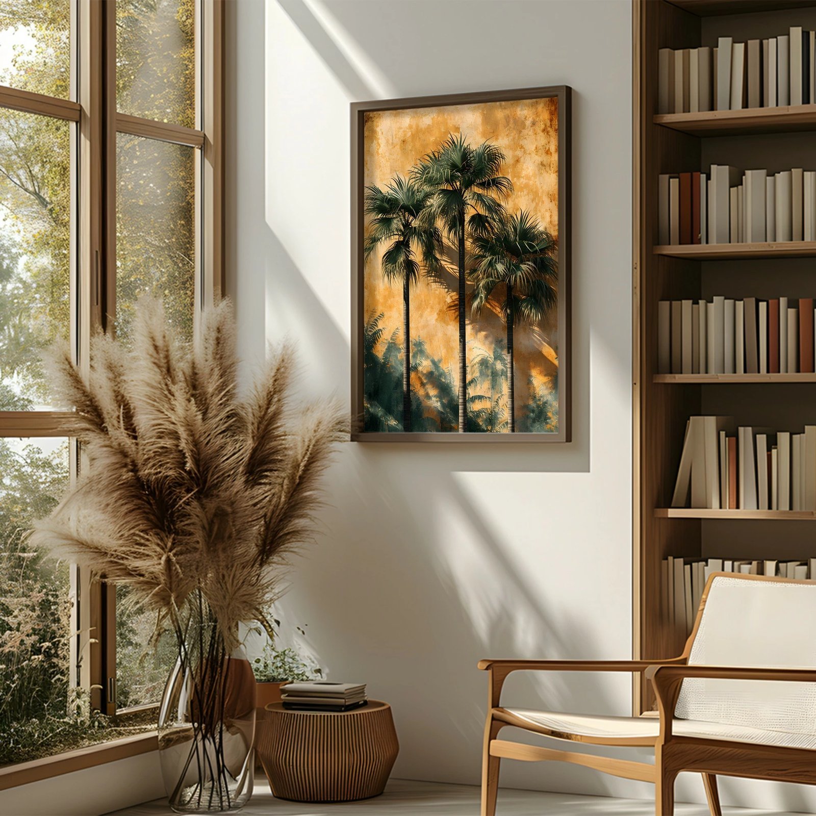 Pikturë dekorative me kornizë MDF, Wallity, AI119, shumëngjyrëshe