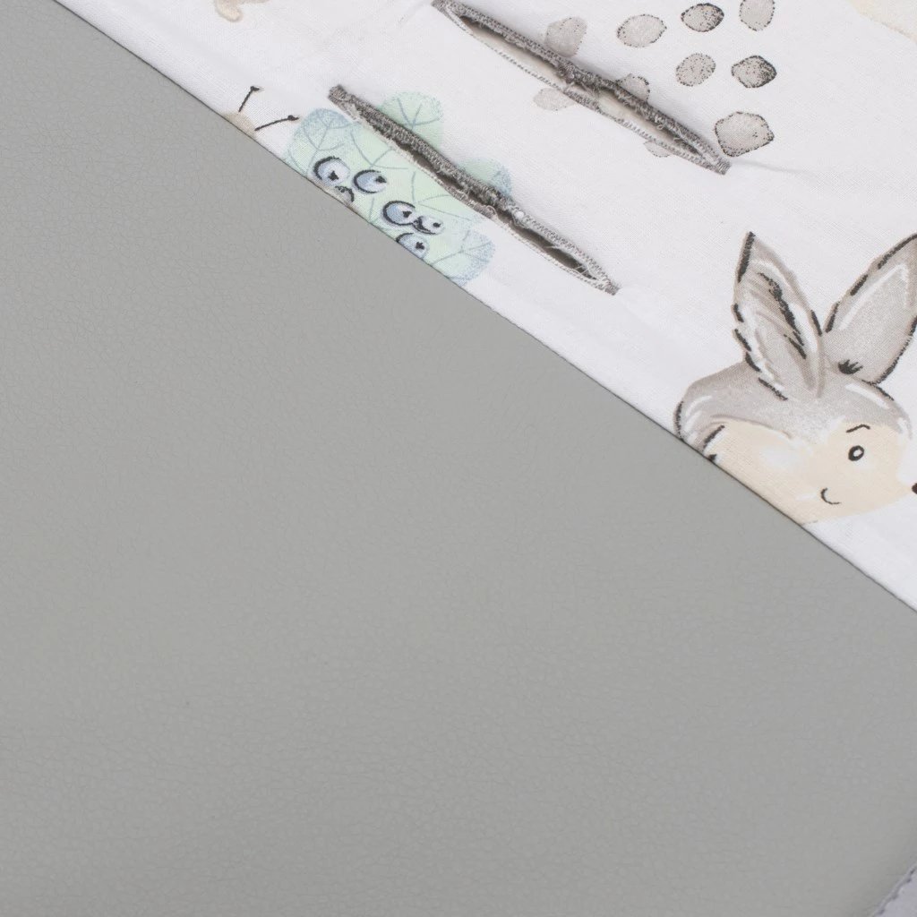 Madrac karroce, Baby Mix, Hedgehog, 78x38 cm universal, dyshefësh me pjesë poshtë eko‑lëkurë, multicolor