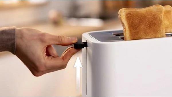 Toaster Bosch TAT4M221, 2 feta, 950 W, Bardhë