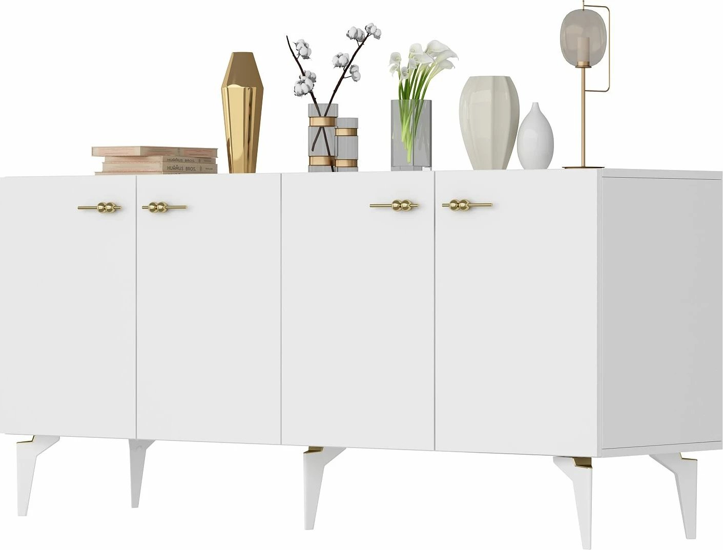 Konsolë Skye Decor, Rüya, e bardhë