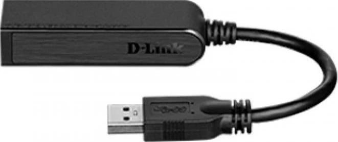 Adapter rrjeti USB në Gigabit Ethernet, D-Link DUB-1312, USB 3.0, i zi