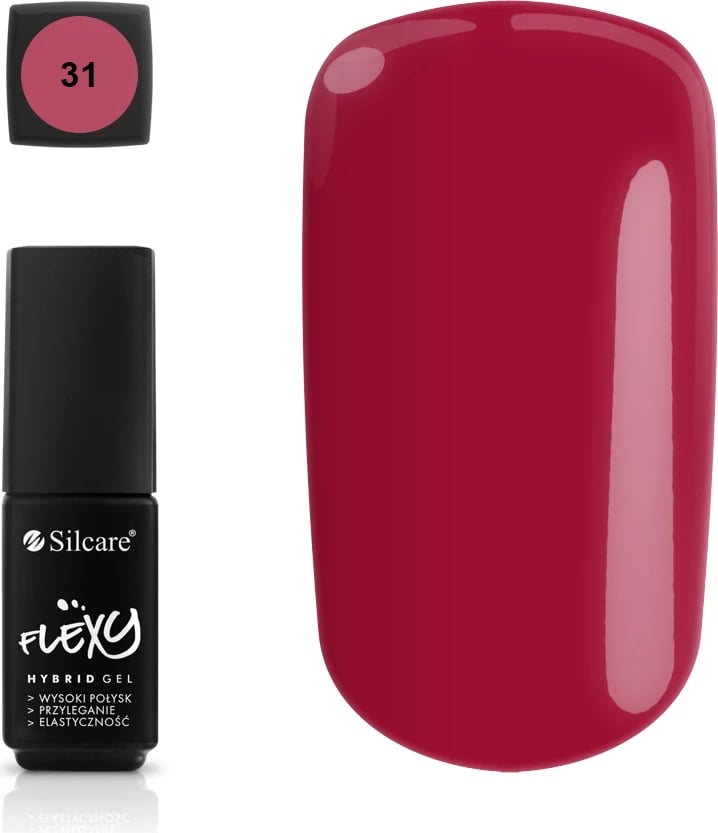 Llak për thonj Silcare Flexy Hybrid Gel 31, 4.5g