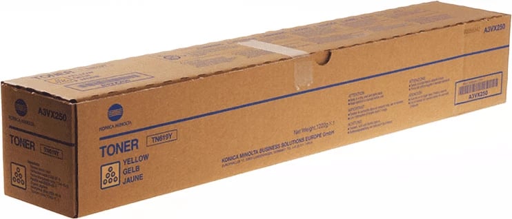 Toner, Konica Minolta, TN619Y A3VX250 (A3VX25H), 78000 faqe, i verdhë