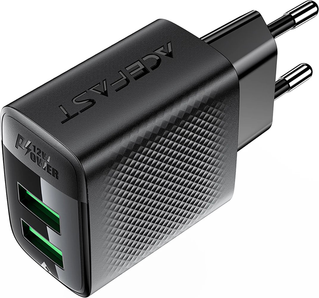 Karikues muri Acefast A86, 2x USB-A, 12W, i zi