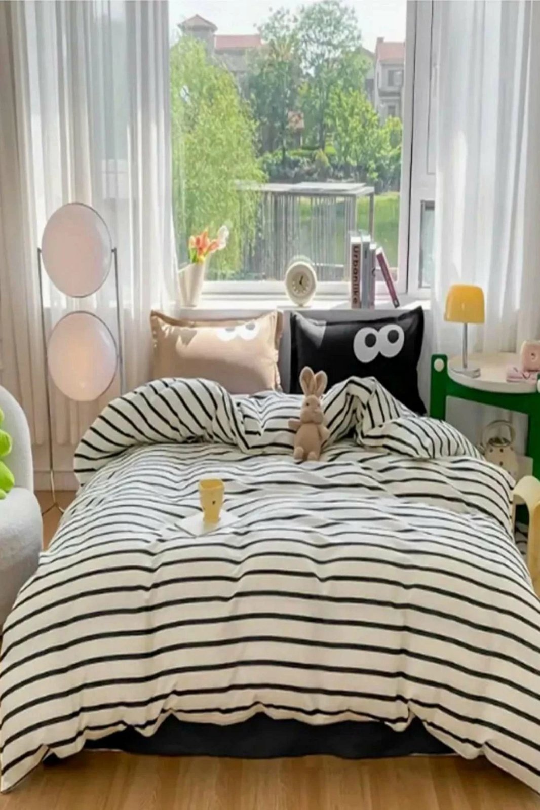 Set jastëkësh Oxford (2 copë), Funny, ngjyrë e zezë dhe kafe