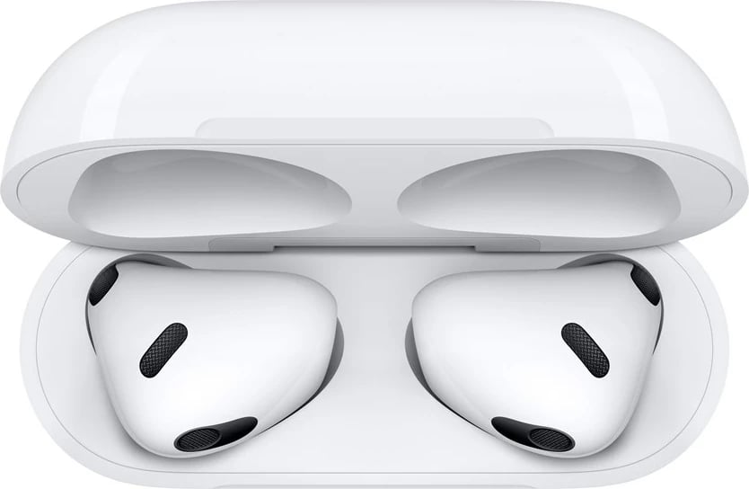 Kufje Apple AirPods gjenerata 3, MagSafe Charging Case, TWS, të bardha