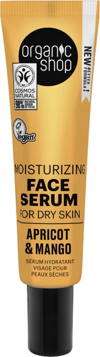 Serum për fytyrë me kajsi & mango Organic Shop, 30ml