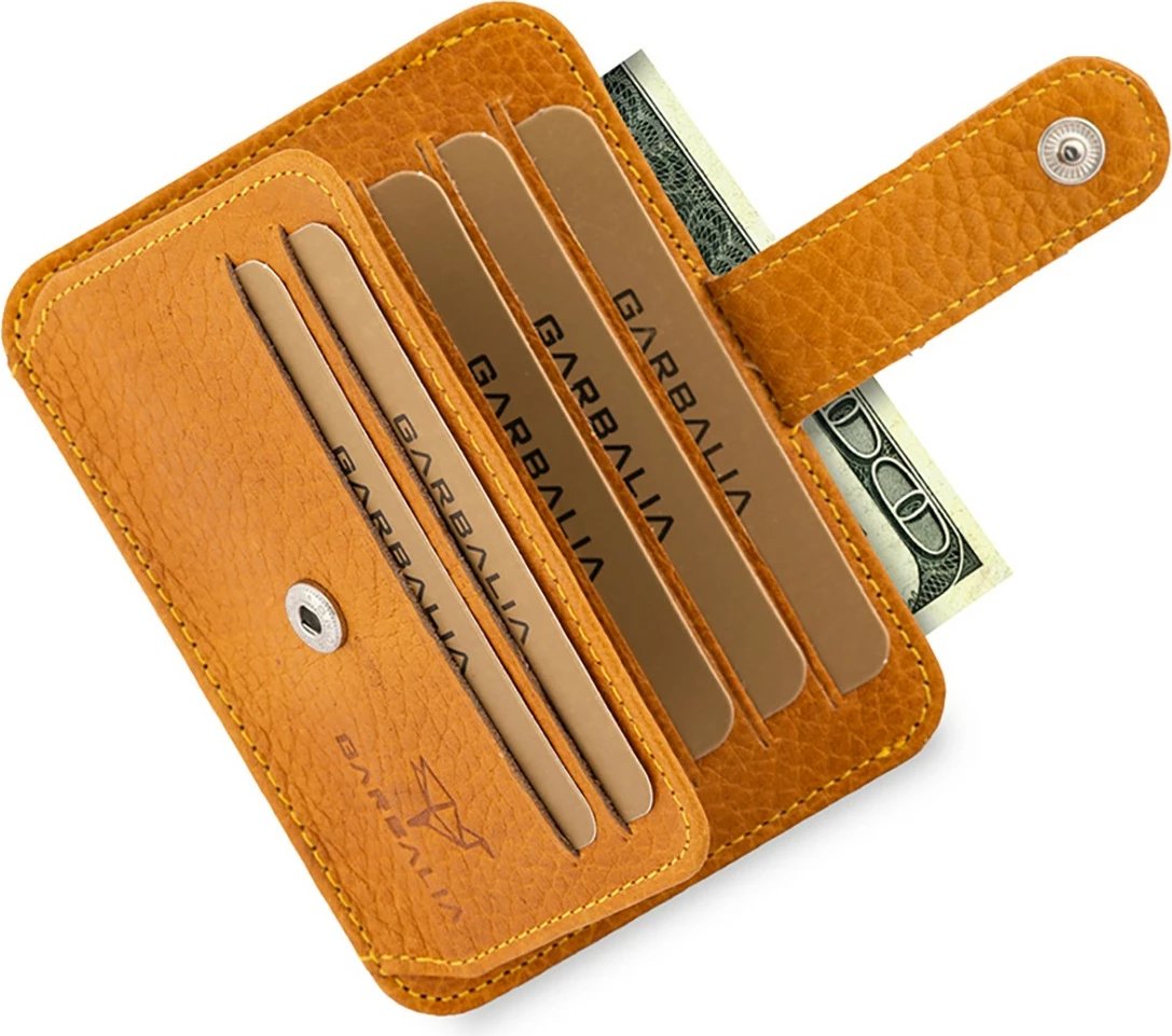 Portofol unisex Zoozie Bags, Shelby, ngjyrë mustard