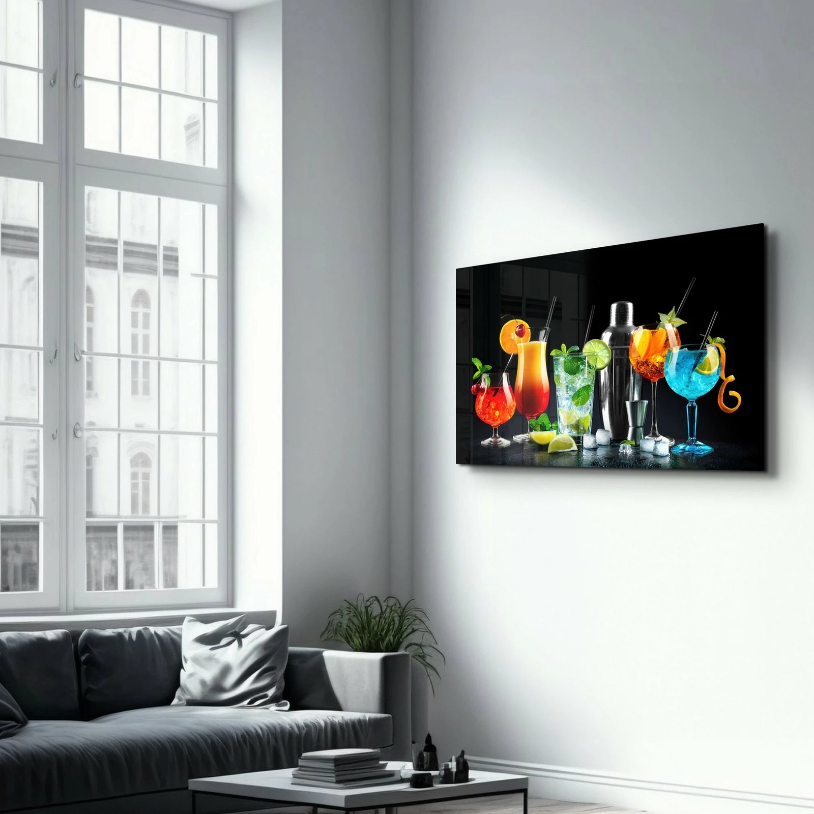 Pikturë dekorative prej xhami të temperuar, Wallity VFT-2054, 46x72cm