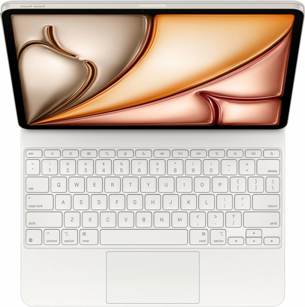 Tastierë Apple Magic Keyboard për iPad Air 13 inç (M3), Anglisht (USA), Bardhë