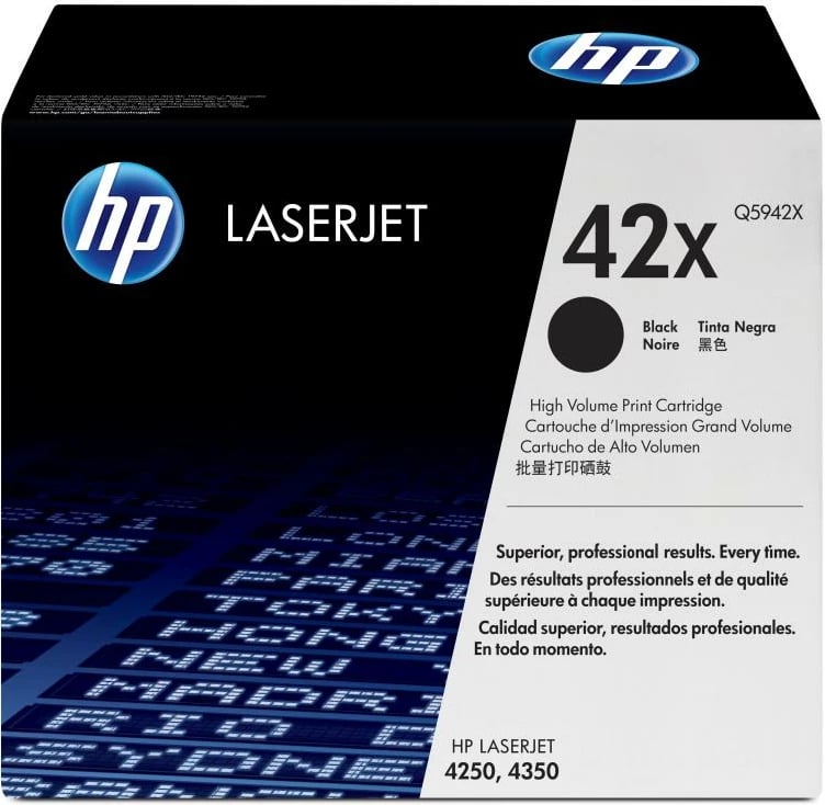 Toner HP 42X Q5942X kapacitet i lartë, për LaserJet 4250/4350, i zi