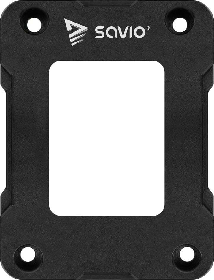 Kornizë montimi për procesor, Savio, AK-85 (SAVAK-85), për LGA 1700 Intel 12/13/14 gen, aliazh alumini, 53.5×70.3×6 mm, e zezë