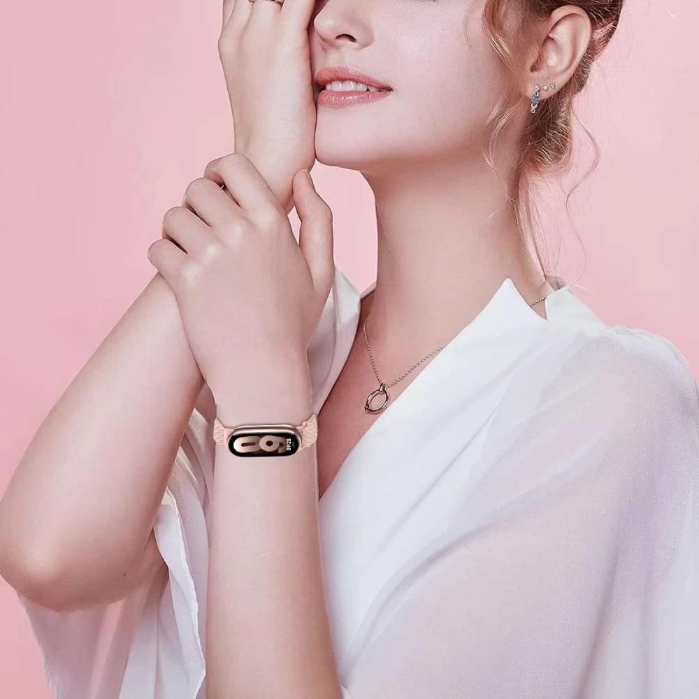 Rrip najloni Tech-Protect NylonMag për Xiaomi Smart Band 8/9/NFC, i zi