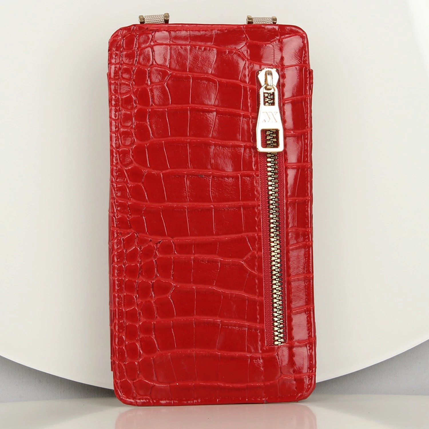 Kuletë e kuqe crossbody për telefon dhe kartela, Zoozie Bags, 1173