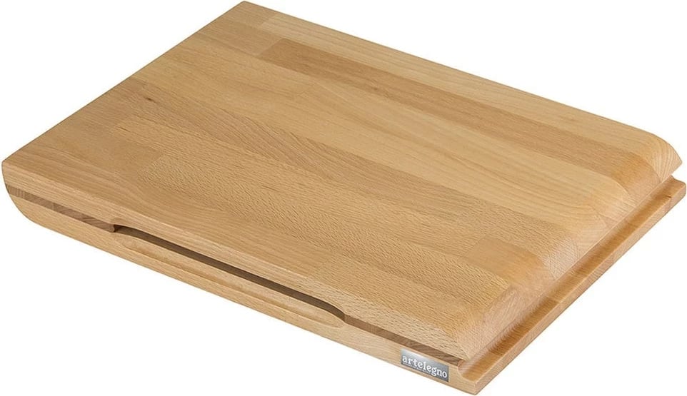 Dërrasë prerëse Artelegno Torino, 40 cm, dy anëshe, dru ahu