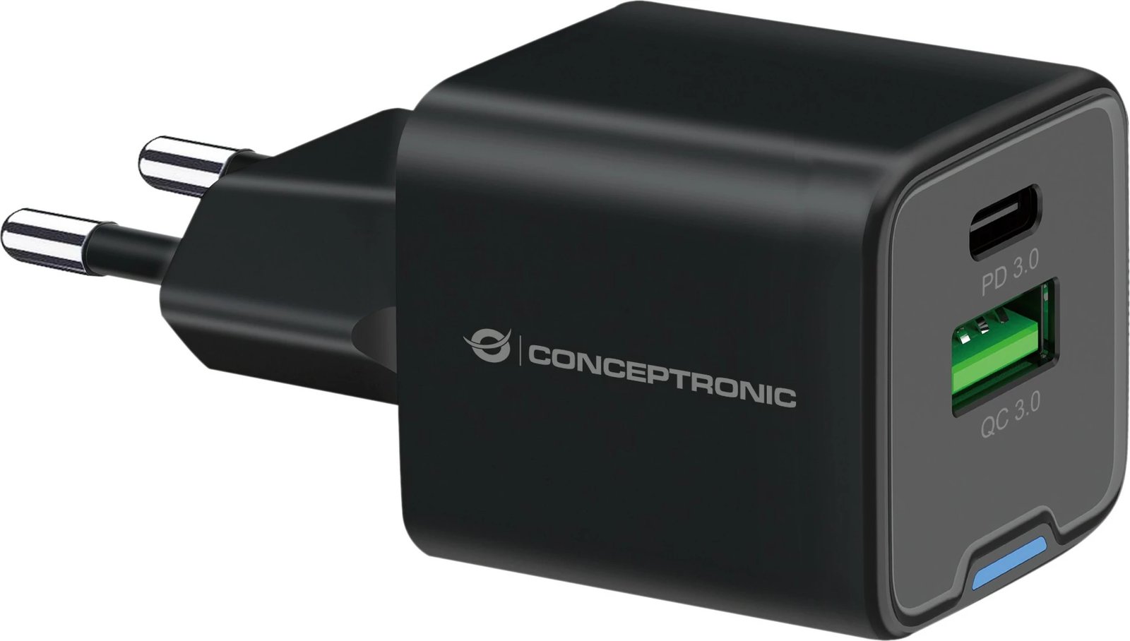 Karikues Conceptronic 2Port GaN USB-C/USB-A 20W PD3.0/QC3.0 i zi