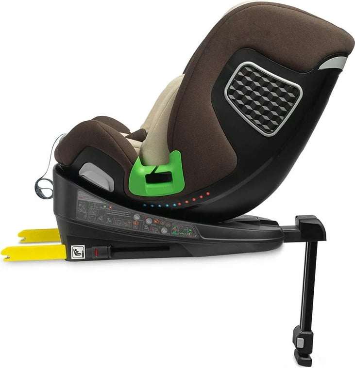 Karrige auto, CARETERO Kamptos i-Size, 40-150 cm (0-36 kg), ISOFIX, rrotulluese 360°, Beige